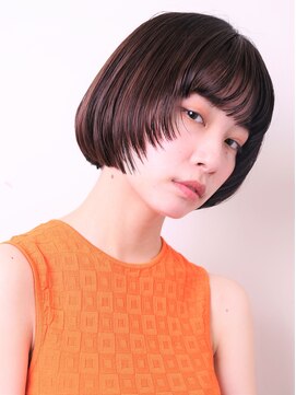 ヨファ ヘアー 芦屋店(YOFA hair) 似合わせカット小顔前髪マチルダボブグレージュカラー0802