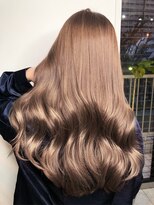 ブレンド 渋谷(BLend)&nbsp;BLend 渋谷　ミルクティーベージュ艶髪ヘアー