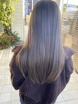 リアン 徳重店(Rian) ロング×透明感グレージュカラー