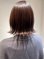 アンドマル(and MARU)&nbsp;外ハネ×ピンクブラウン