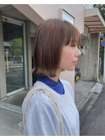 プレデフリュー 北白川本店(PUREE de FLEURS)&nbsp;ぱっつんボブスタイル