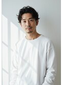 メンズパーマスパイラルパーマ縮毛矯正40代50代