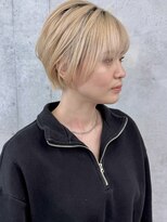 モリオ(morio)&nbsp;大人可愛いショートカット/顔周りレイヤー/ショートボブ