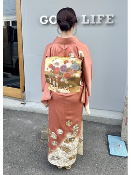 グッドライフヘアー(GOOD LIFE hair) 『タイトシニヨンヘアセット×訪問着着付け』