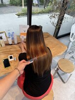 ビューブルー 亀戸錦糸町(VIEW BLUE)&nbsp;美髪シアーカラー髪質改善レイヤーカット切りっぱなしボブ