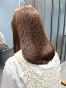 ノエ トトン(noe tton) くびれヘア/アプリコットオレンジ/ハイライトカラー/名駅u34