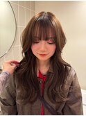 くびれヘア/顔周り/韓国/ボブ/レイヤーカット/前髪/カラー/新宿