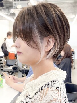 ボーテコンシェル 錦糸町(beaute concier) インナーショート/ショート/ショートボブ/ボブ/ハイライト