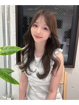 ルル(loulou)&nbsp;ブリーチなしオリーブ　前髪顔周りレイヤーカット♪透明感ヘア