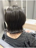 切りっぱなしロブ/顔周りレイヤー/髪質改善/トリートメン