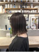 黒髪/表参道ハイライト/オリーブグレー/小顔/ココアベージュd53