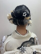 アカネ(Akane)&nbsp;成人式ヘアセット　振袖着付け　10代　20代