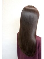 クア(qua) 【北千住】 艶ブラウンx美髪ストレート