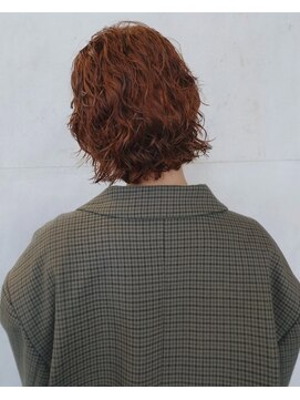 トリコ ショップアンドヘアサロン(tricot shop hair salon) オレンジカラー/ボブパーマ/暖色カラー◎