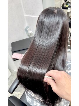 ヌフ(neuf) 髪質改善ショコラブラウンストレート【池袋/縮毛矯正/髪質改善】