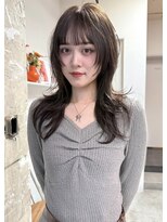 ゾーイ ダイミョウ 天神大名(ZOEY daimyo)&nbsp;ブリーチなし透明感カラー/オリーブグレージュ/レイヤーカット