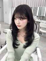 マウルルナ(MAEUL luna)&nbsp;韓国前髪　顔まわり　レイヤーカット