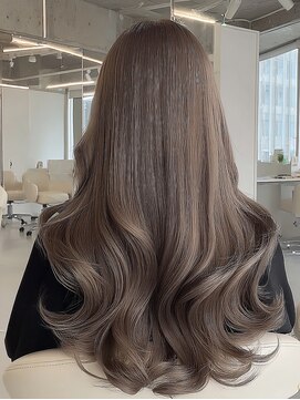 ラル 水戸県道50号店(Lalu.) ピンクベージュ/アンブレラカラー/クールショート/前髪/水戸