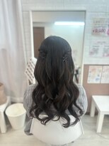 ホワイト(White)&nbsp;ねじりハーフツイン
