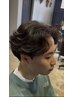 【垢抜けは髪と眉毛から】メンズカット+フェザーパーマ+眉wax【行徳/浦安】