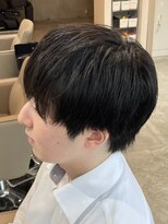 ブルニール 中崎町(BLEUNIR) ナチュラルマッシュ 韓国メンズ シースルーマッシュ