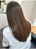 艶髪アースベージュストレート