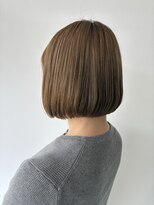 ヘアデザイン アンジェロ(Hair Design Angelo)&nbsp;丸みボブ/ココアベージュ/20代/30代/40代