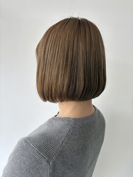 ヘアデザイン アンジェロ(Hair Design Angelo) 丸みボブ/ココアベージュ/20代/30代/40代