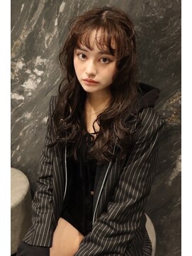 アンブル リュクス 池袋(amble luxe) 韓国風ダークブラウンレイヤー