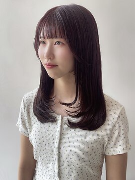 イーストハムネオ(EAST HAM NEO) 透明感シアーブラウン/ナチュラルレイヤーカット/カール