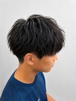 メルシー ドゥ メンズ(merci deux)&nbsp;メンズマッシュツーブロックシースルーマッシュマッシュウルフ