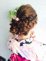 ヘアメイクサロンシャルメ(Hair Make Salon CHARMER)&nbsp;浴衣シニヨンスタイル