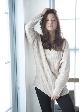 ミエルヘアーブラン(miel hair blanc) 【miel hair blanc】かきあげ前髪で大人可愛い流行りの髪型に☆