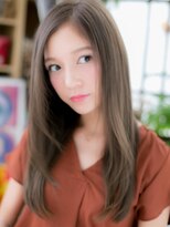 カバーヘア ブリス 上尾西口店(COVER HAIR bliss)&nbsp;ヘーゼルブラウン大人かわいいワンカールレイヤーロングa