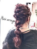 アムレヘアー(amule hair)&nbsp;【amule hair】編み下ろしアレンジ