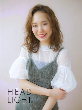 アーサス ヘアー デザイン 勝田店(Ursus hair Design by HEADLIGHT) *Ursus hair*　ラフウェーブミディ