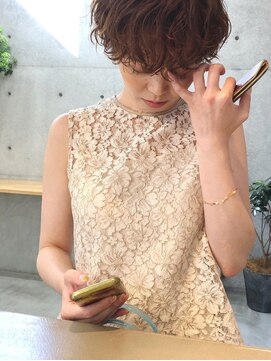 サン(son) 無造作パーマ