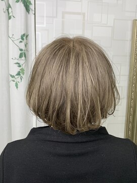 リトル(Re:tle) 【河野有希】白髪ぼかし◎ハイトーンミルクグレー