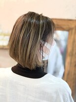 トヌコア ルア 下北沢店(TONUKOA RUA)&nbsp;【サロンスタイル】カラーもスタイルも長持ち重視の前下がりボブ