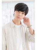 長めバングがsexy!アシンメトリーショートウルフc1