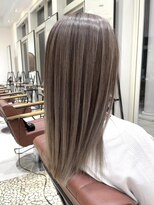 クアトログランシュ ひたちなか店(QUATRO×GranCieux)&nbsp;ナチュラルバレイヤージュ×ナチュラルブラウン