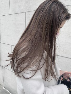 ロエナ(ROENA) 2030代40代50代ウエーブミディアム似合わせカットメルティカラー