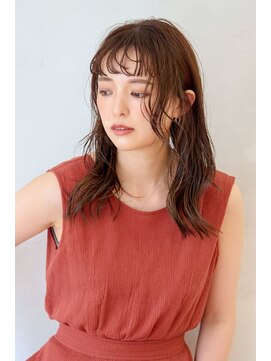 リトル ガレリア 新宿(little galleria) 小顔シースルーベージュベビーバング