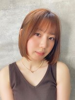 ブリス(VLISS)&nbsp;ベージュブラウンボブ＿グレージュネビージュこなれミディ