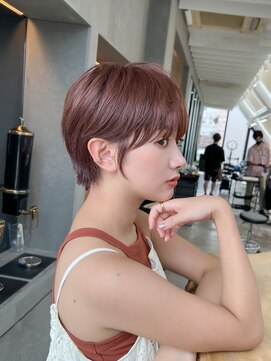 ロンド パルティール 大宮(Lond partir) 外ハネボブセクションカラーグラデーションカラーペールベージュ