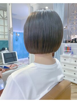 ロンドアジュール 横浜(Lond azur) 髪質改善縮毛矯正☆ぱつっとミニボブ【久保田夢美】