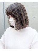 【打越】ボブ×アッシュベージュ