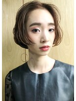 モリオ フロム ロンドン サッポロファクトリー店(morio FROM LONDON)&nbsp;大人かわいいショートボブ　毛先パーマ