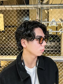 フジヤマ バーバー ショップ(FUJIYAMA BARBER SHOP) ショートウルフパーマ
