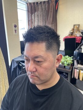 美容室 スピリチュアル ハート(SPIRITUAL HEART) くせ毛を活かしたメンズベリーショート